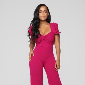Magenta Jumpsuit